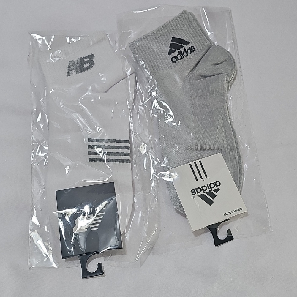 New Balance, Adidas Men's Socks